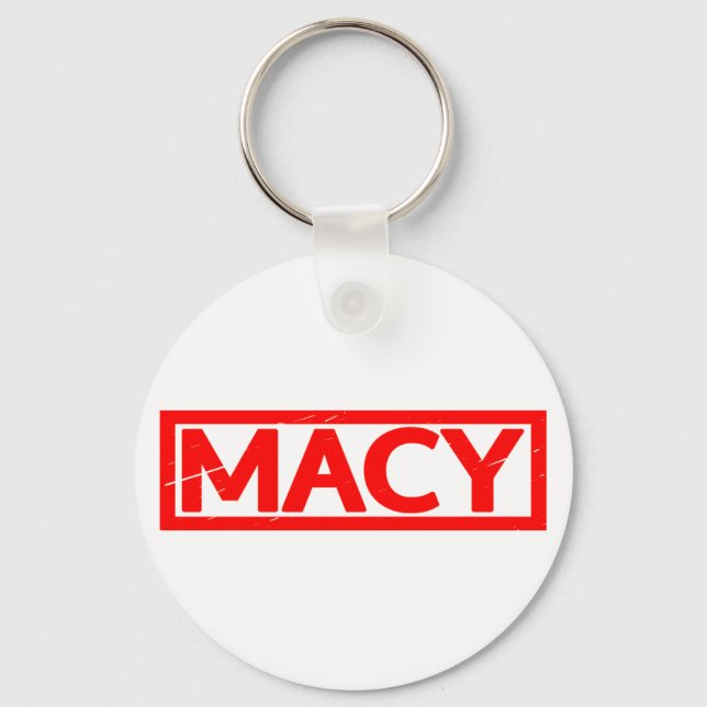 Macy Stamp Keychain (Front)