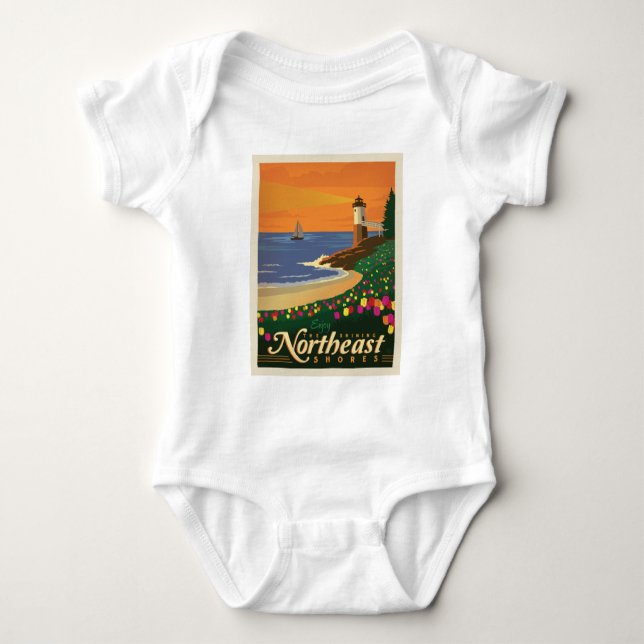Macy's Flower Show | Northeast Baby Bodysuit (Front)