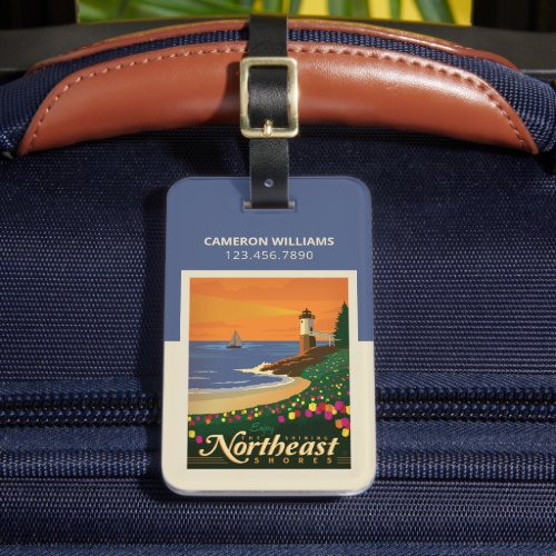 Macys Flower Show  Northeast Luggage Tag