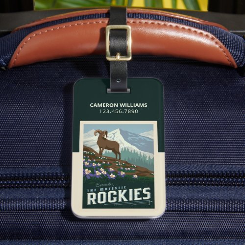 Macys Flower ShowRockies Luggage Tag