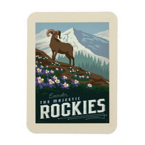 Macys Flower ShowRockies Magnet