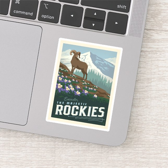 Macy's Flower Show|Rockies Sticker (Detail)