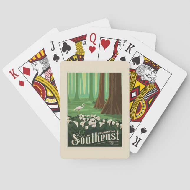 Macy's Flower Show | Southeast Poker Cards (Back)