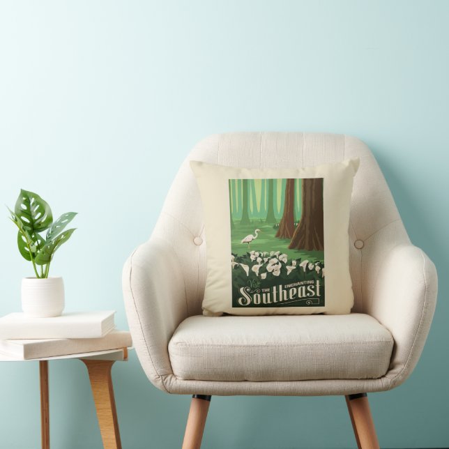 Macy's Flower Show | Southeast Throw Pillow (Chair)