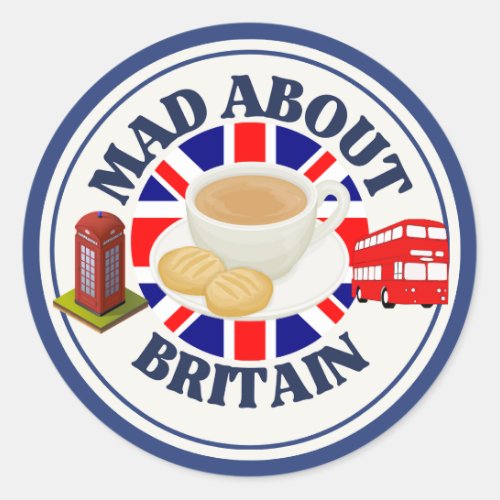 Mad About Britain Sticker