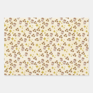 Mad about Coffee Wrapping Paper Sheets