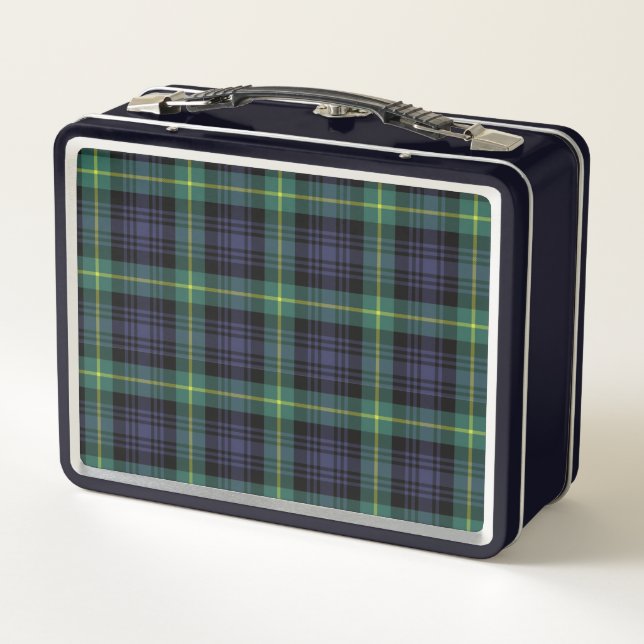 Mad about PlaidMetal Lunchbox (Back)