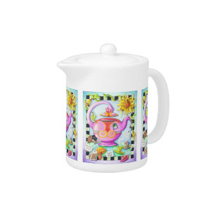 MAD ABOUT TEA PARTY TEAPOT
