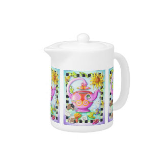 MAD ABOUT TEA PARTY TEAPOT