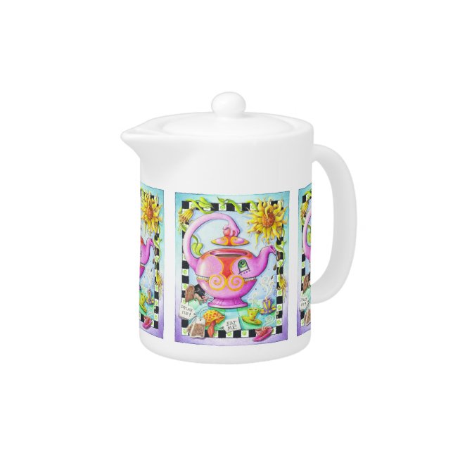 MAD ABOUT TEA PARTY TEAPOT (Right)
