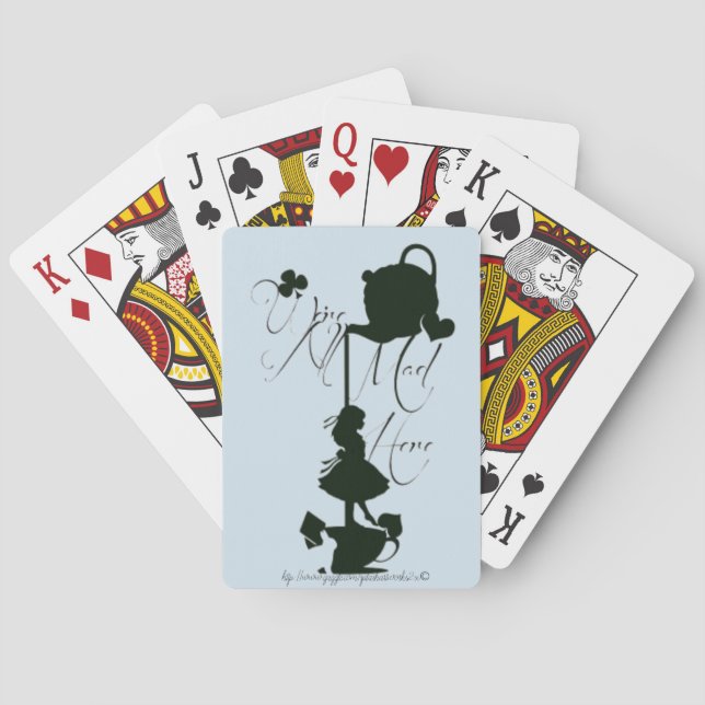 "Mad Alice" Poker Cards (Back)