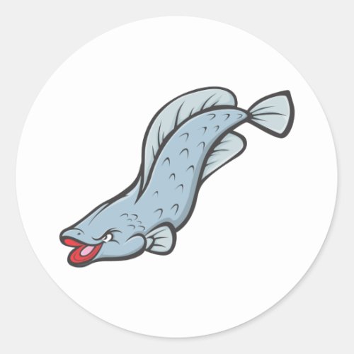 Mad Arapaima Freshwater Fish Classic Round Sticker