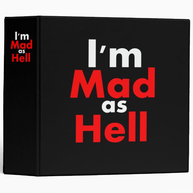 Mad as Hell Binder (Front/Spine)