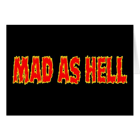 MAD AS HELL CARDS (Front Horizontal)