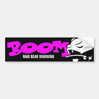 Mad Bear Bumper Sticker