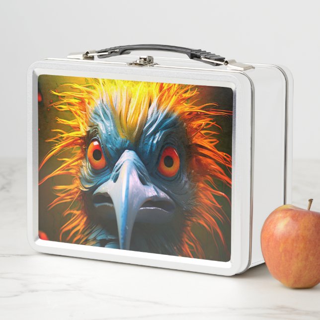 Mad Bird Metal Lunch Box (In Situ)