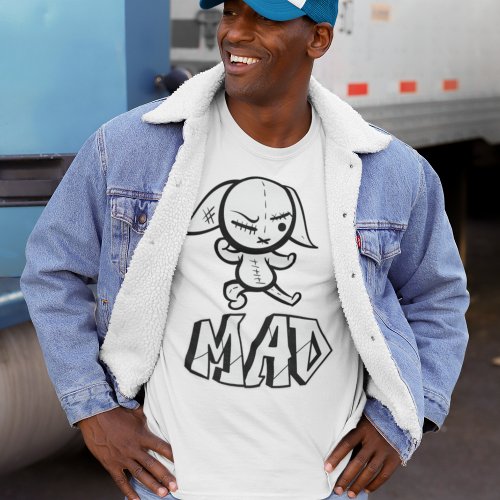 Mad Bunny Humor T_Shirt