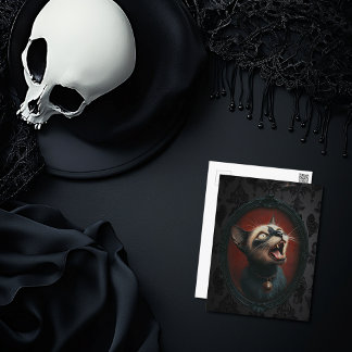 Mad Cat Holiday Postcard