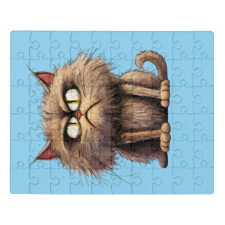 Mad Cat  Jigsaw Puzzle