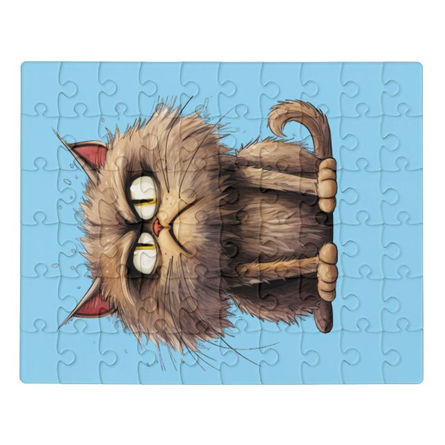 Mad Cat  Jigsaw Puzzle (Puzzle Horizontal)