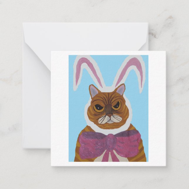 Mad Cat Note Card (Front)