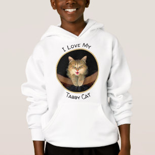 Mad Cat Painting - Cute Original Cat Art Hoodie