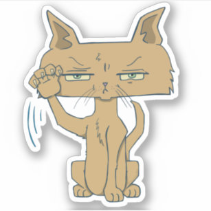 Angry Cat Sound Stickers for Sale