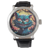 Alice In Wonderland Cheshire Cat Pocket Watch SHIPPING AVAILABLE Mad Cheshire Cat Alice in Wonderland Pocket Watch | Zazzle main image 3
