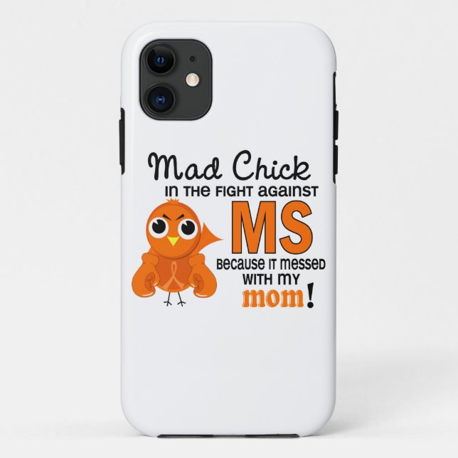 Mad Chick 2 Mom Multiple Sclerosis MS Case-Mate iPhone Case (Back)