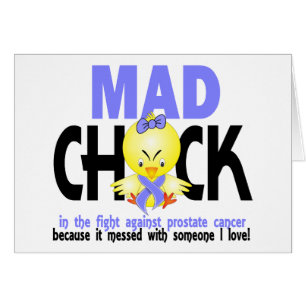 Mad Chick In The Fight Prostate Cancer Cards