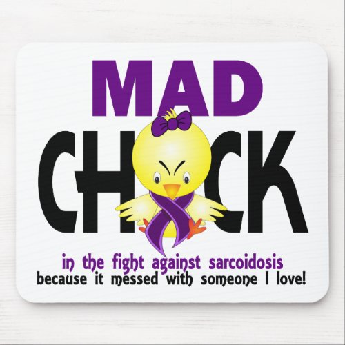 Mad Chick In The Fight Sarcoidosis Mouse Pad