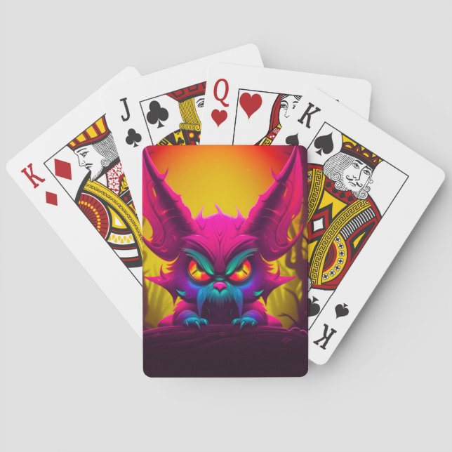 Mad Creature Poker Cards (Back)