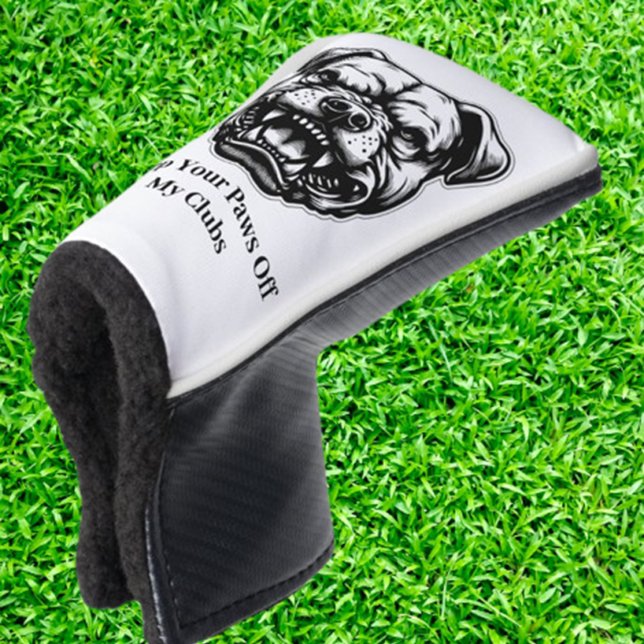   Mad Dog Fun-Loving Golfer Golf Head Cover (Protect your clubs in style with the Mad Dog Fun-Loving Golfer Golf Head Cover. )