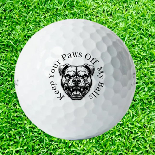 Mad Dog Golfers Golf Balls (Show your love for dogs and golf with Mad Dog-Loving Golfers Golf Balls.  )