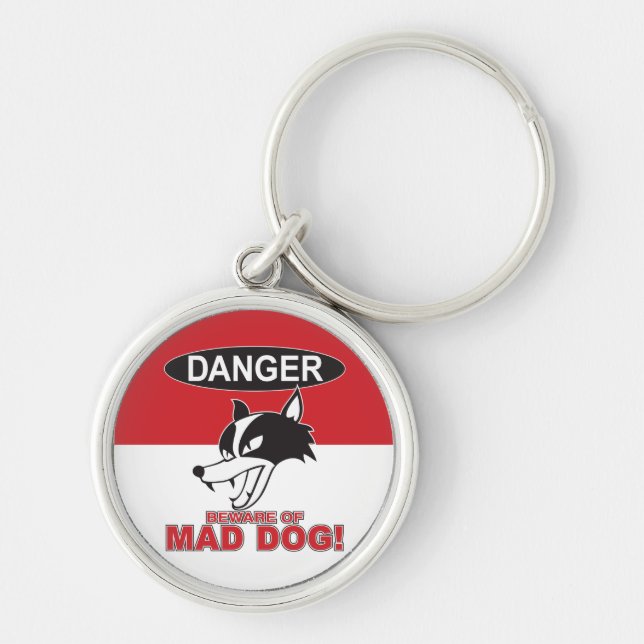 MAD DOG Key Holder 001 Keychain (Front)