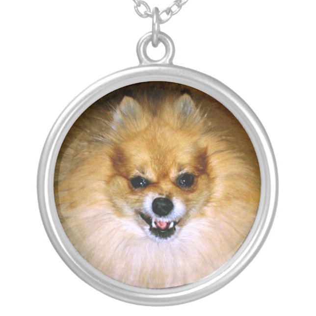 Mad dog Marley Silver Plated Necklace (Front)