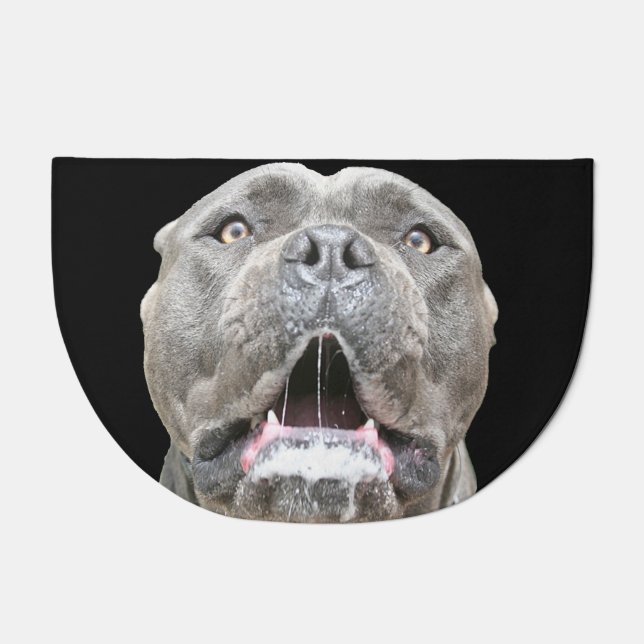 Mad Dog Mastiff Beware of Dog  Doormat (Front)