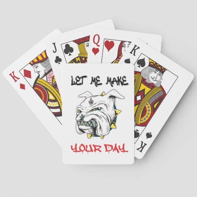 Mad dog poker cards (Back)
