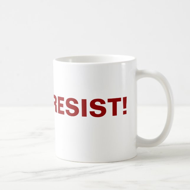 Mad Donkey "RESIST!" Coffee Mug (Right)