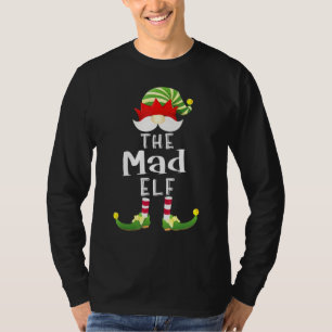 Mad Elf Group Christmas Pajama Party T-Shirt