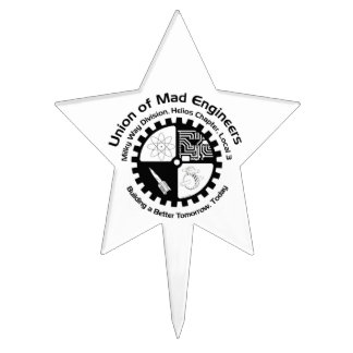 Mad Engineers Cake Topper