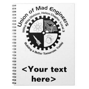 Mad Engineers Spiral Notebook