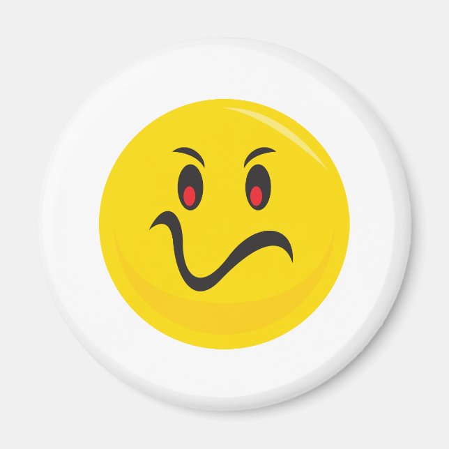 mad face magnet (Front)