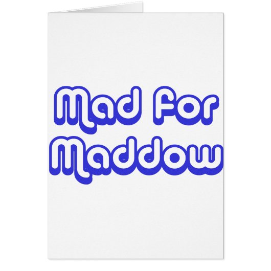 Mad for Maddow Cards (Front)