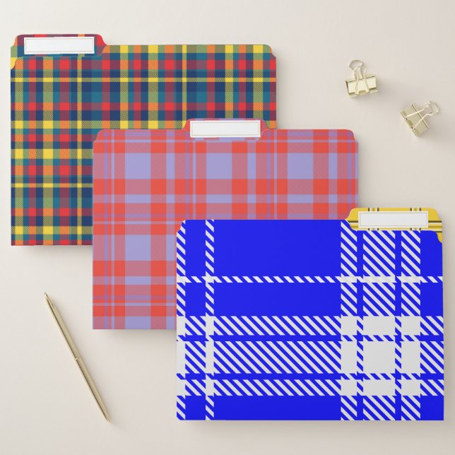 Mad for Plaid File Folder (Set)