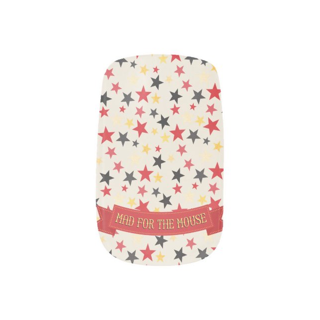 Mad For The Mouse Minx Nail Art (Left Thumb)