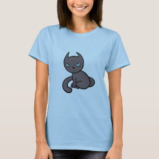 Mad Grey Kitty Cat T-Shirt