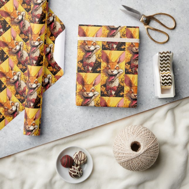 Mad Hare Bowtie Breakdown Wrapping Paper (Crafts)