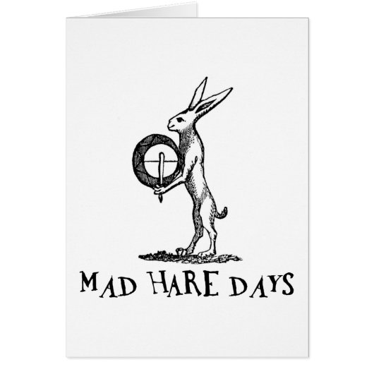 Mad Hare Days Cards (Front)