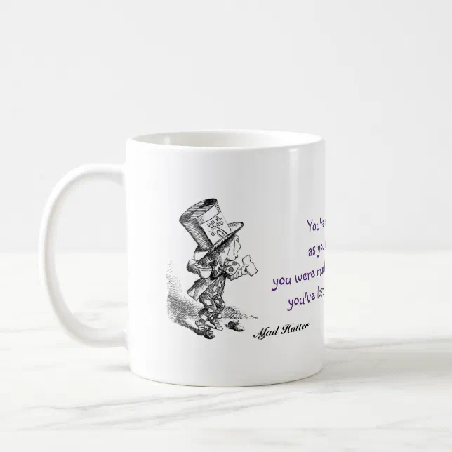 Mad Hatter, Alice in Wonderland, Muchness Coffee Mug | Zazzle